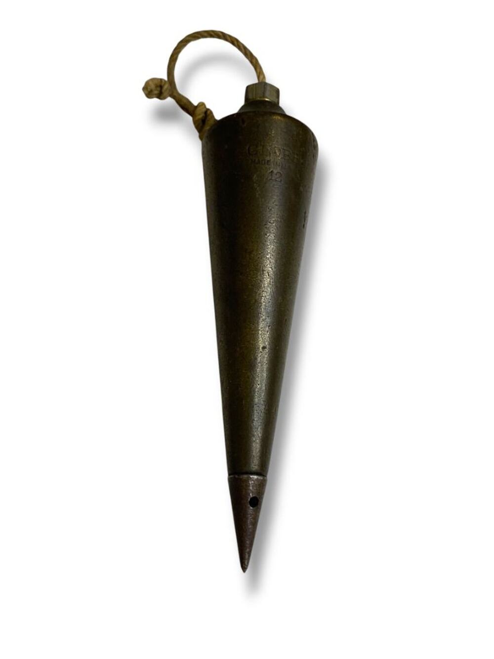 Vintageโ Brass and Steel Plumb Bob Globe "12" Made in USA